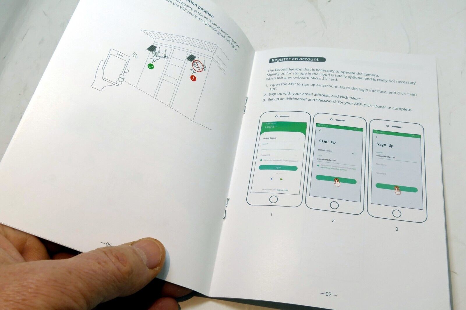 DEKCO Solar CCTV DC8L security Camera guide manual