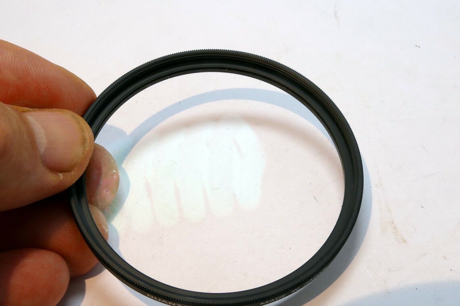 Quantaray UV Digital 62mm Lens Filter with ribbed rubber rim