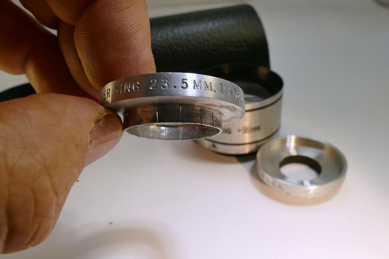 Spiratone AUX WA Lens series 5 V adapters 35mm wide angle Telephoto 11733 23504