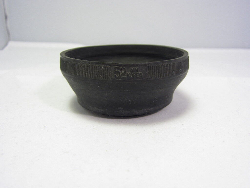 vintage Generic brand  Rubber Lens Hood 52mm Made in Korea 6206034