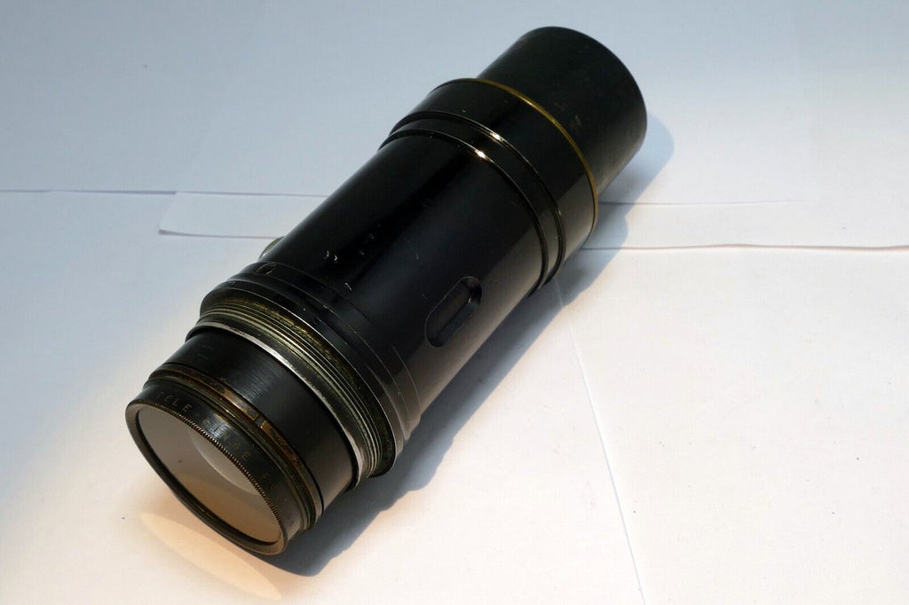 Goerz Berlin 60mm Tele Lens brass lens with focusing tube IIIa