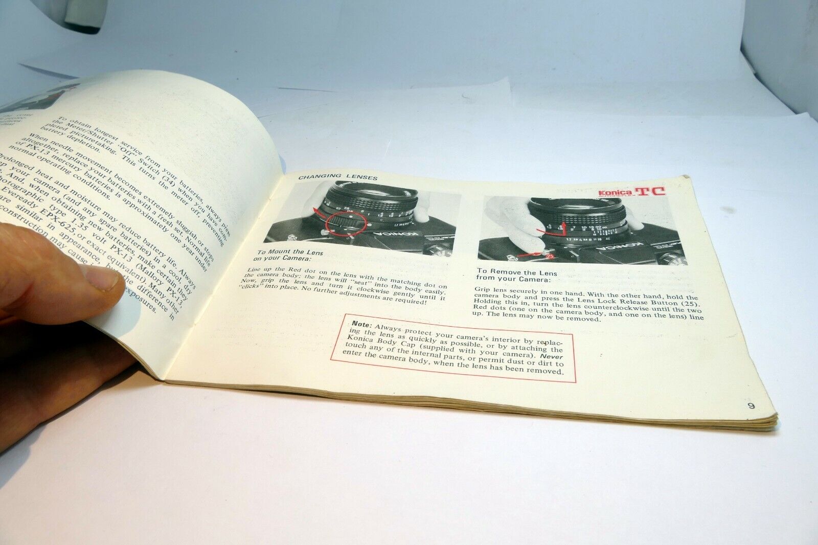 Konica Autoreflex TC Camera Guide Instruction Manual English EN 1976
