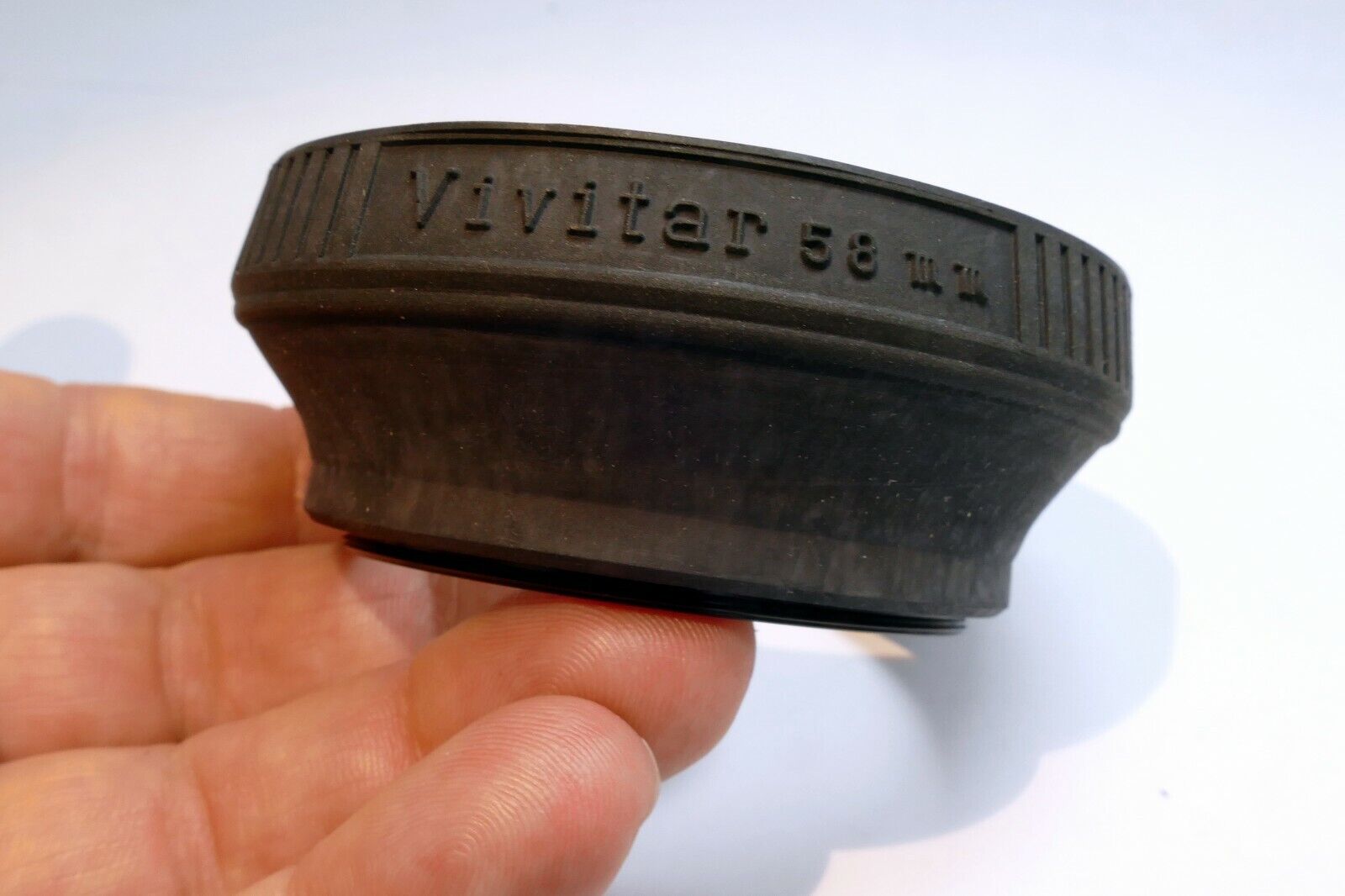 58mm Collapsible Rubber Lens Hood Shade screw in type collapsible f1.4 50mm