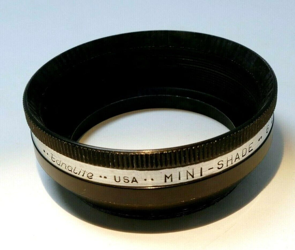 Ednalite Lens Hood Mini Shade series VI 6 44.5mm OD screw in threaded metal 6-E