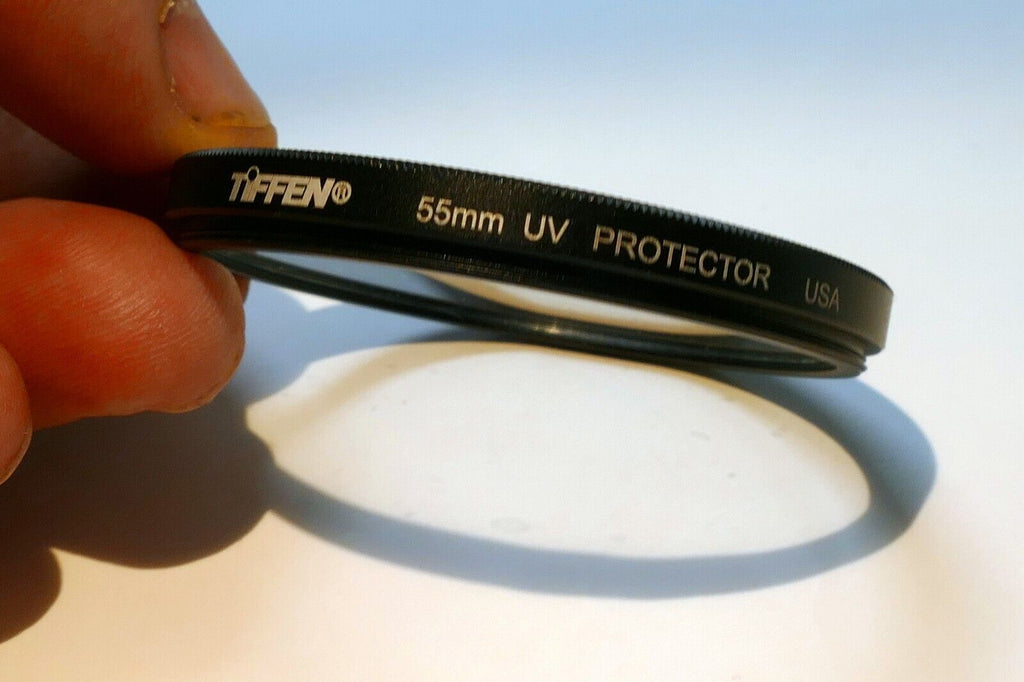 Tiffen 55mm UV Protection Filter Clear glass  protection made in USA