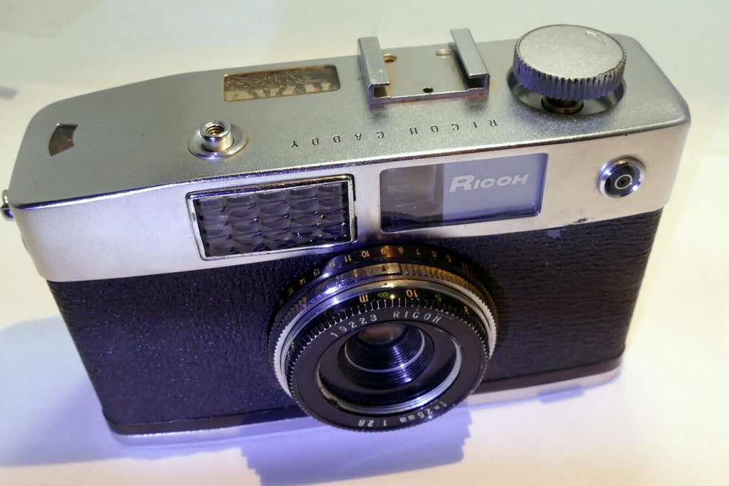 Ricoh Caddy Film 35mm half frame Camera w/ 25mm f2.8 lens - AS IS
