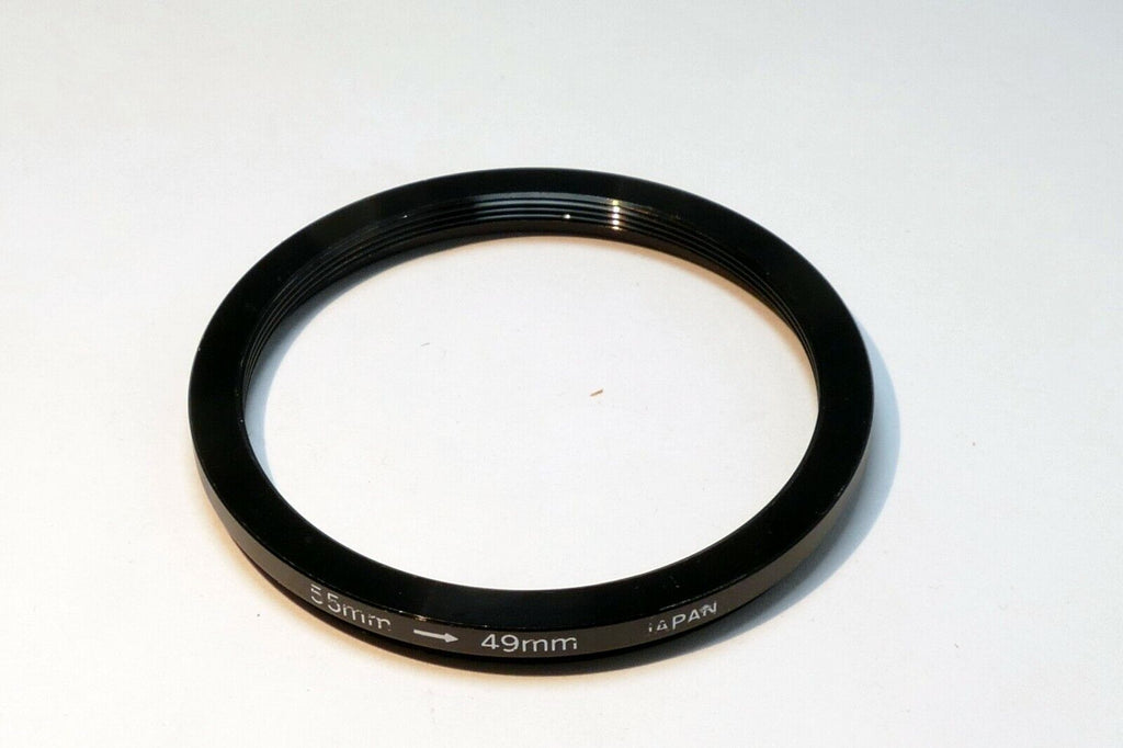 55mm to 49mm ring Metal adapter threaded step-down made in Japan