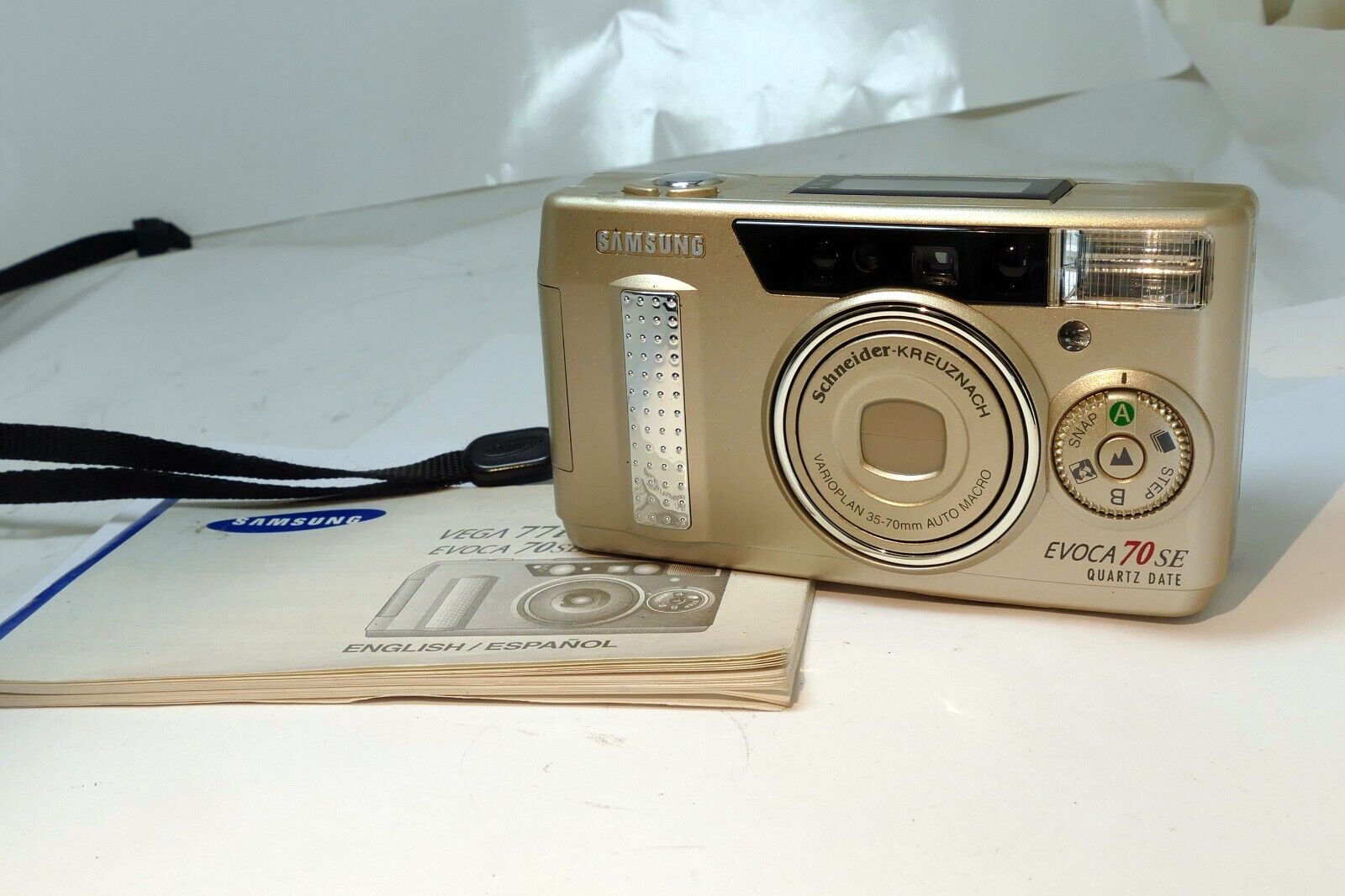 Samsung Evoca 70 SE Quartz Date camera 35mm point and shoot - Untested