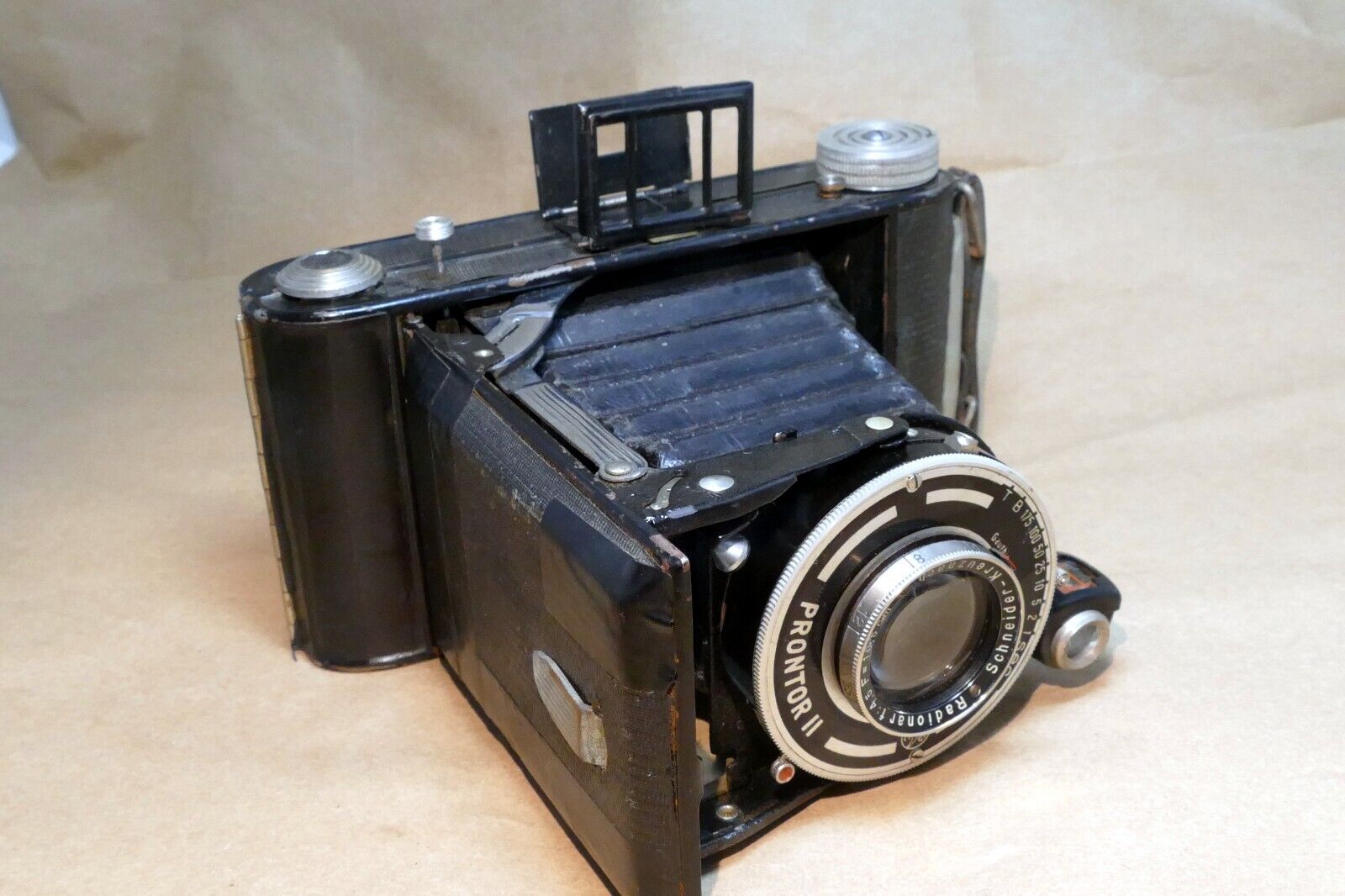 Schneider Kreuznach Radionar 10.5cm F4.5 Folding Camera 120 6X9 - tested works