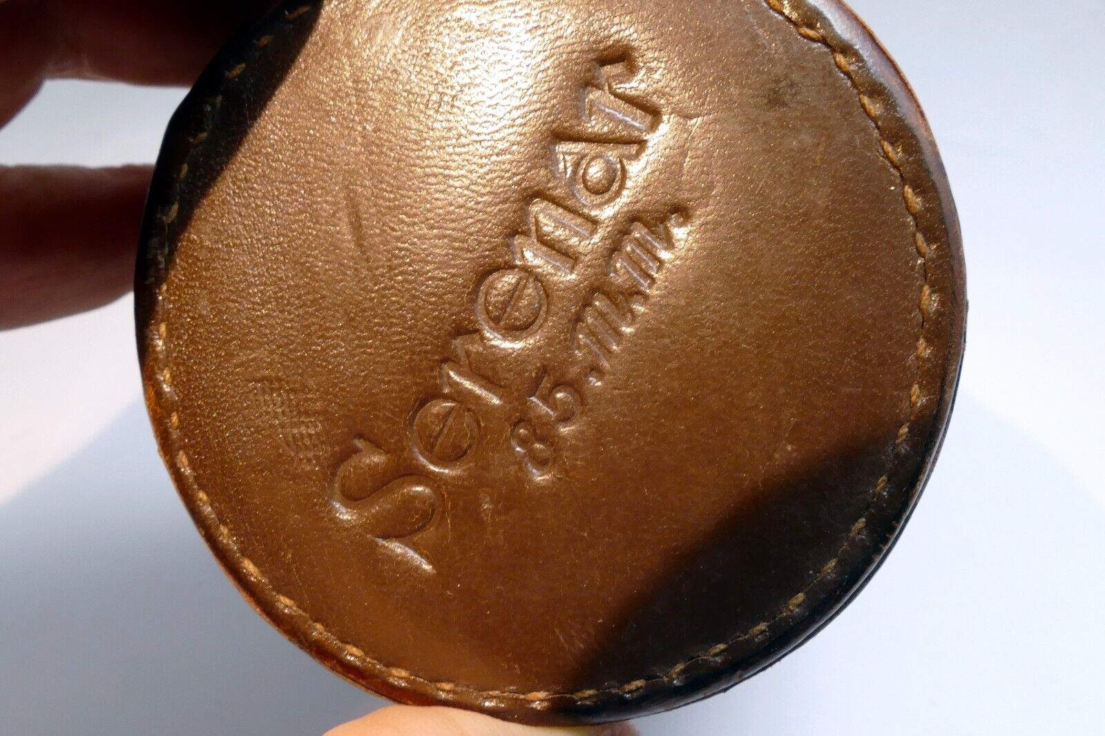Leather Case for Canon 85mm f2 1:2 Serenar  L39 LTM  Lens rangefinder