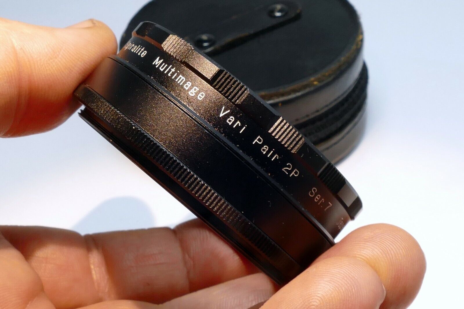 Spiralite Multi-Image Vari pair 2P Lens Filter threaded  mirage rotating