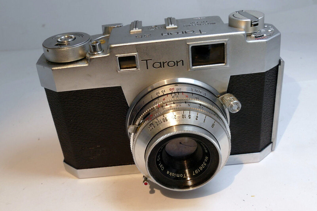 Taron 35 camera with Tomioka Lausar 4.5cm f2.8 Lens rangefinder EP Nihon Kossoki