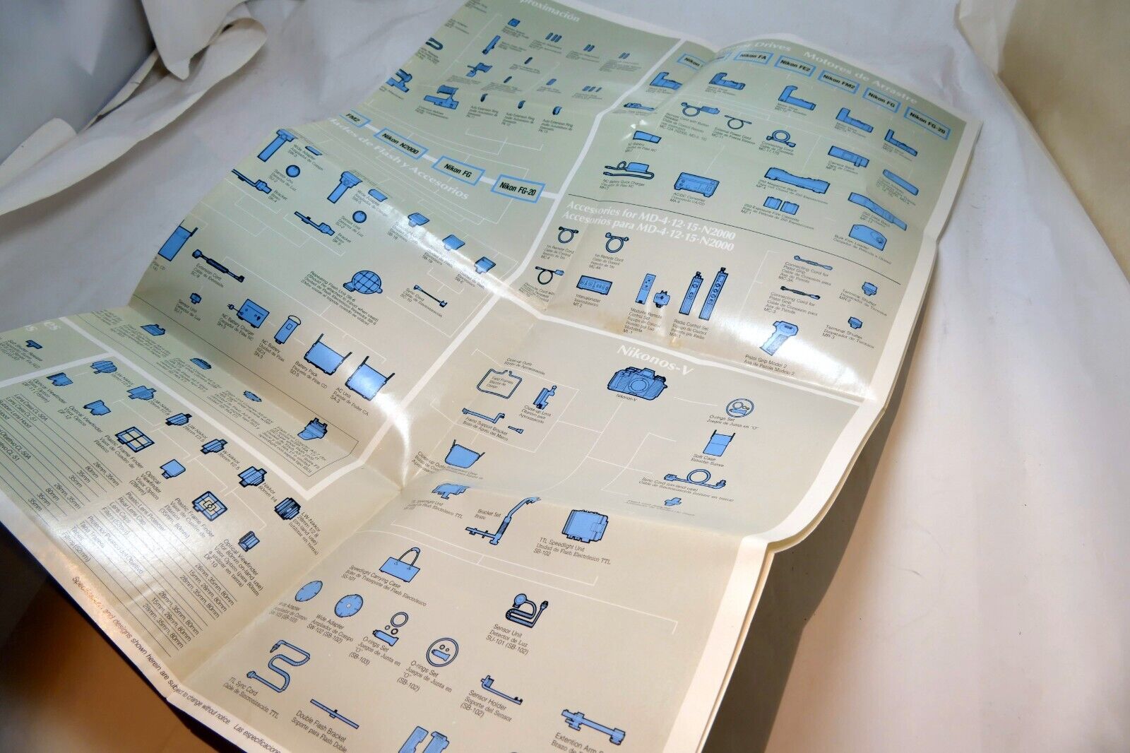 F3AF Camera accessory List Brochure Nikon F3 series HP DE-3 2 DX-1 DA-2 Finder
