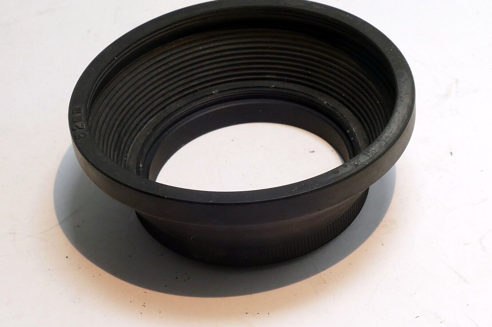 52mm Rubber Double Threaded Collapsible  Lens Hood Shade for 50mm f1.4
