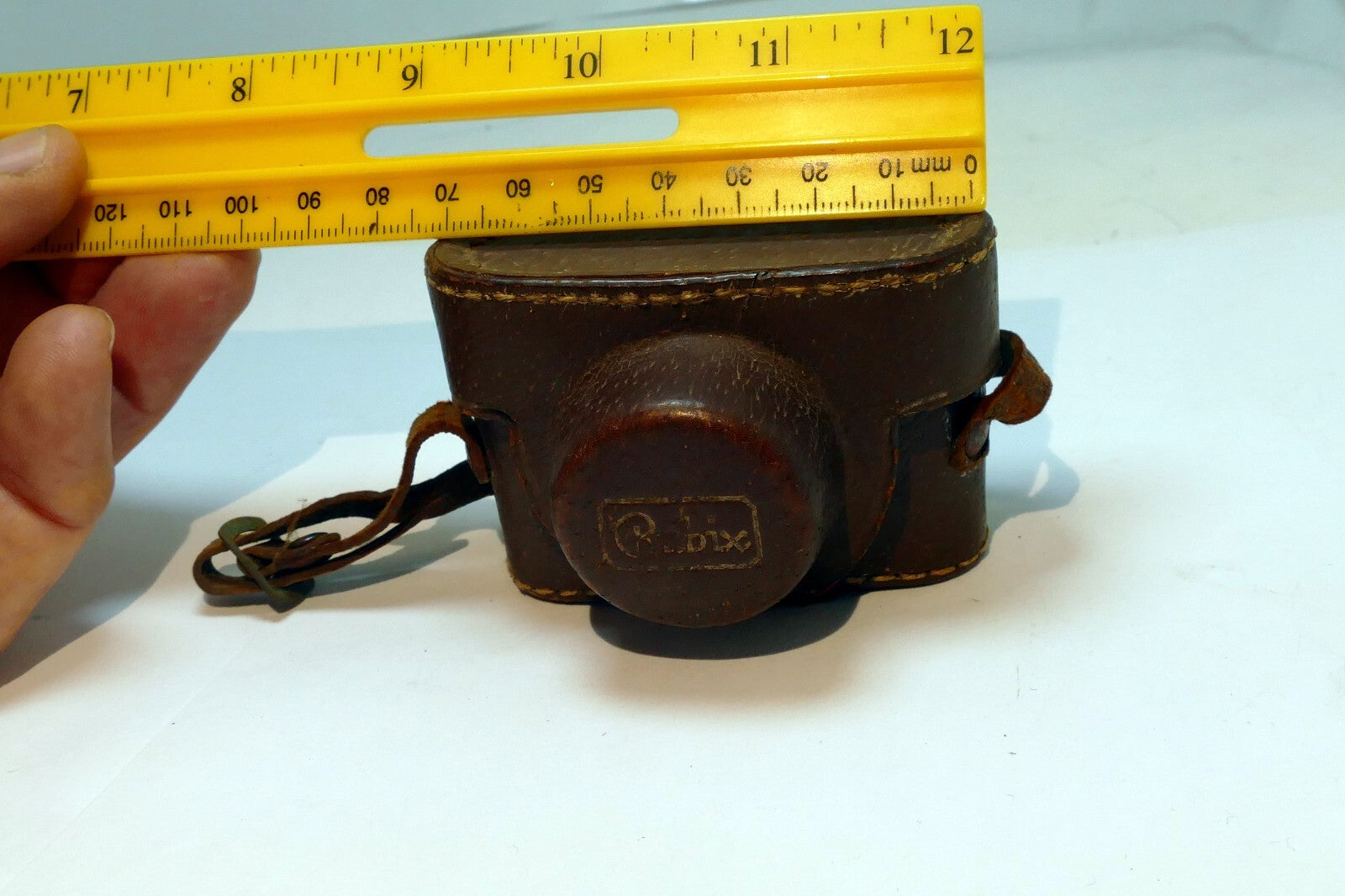 Leather Camera Case for Rubix 16mm camera miniature vintage