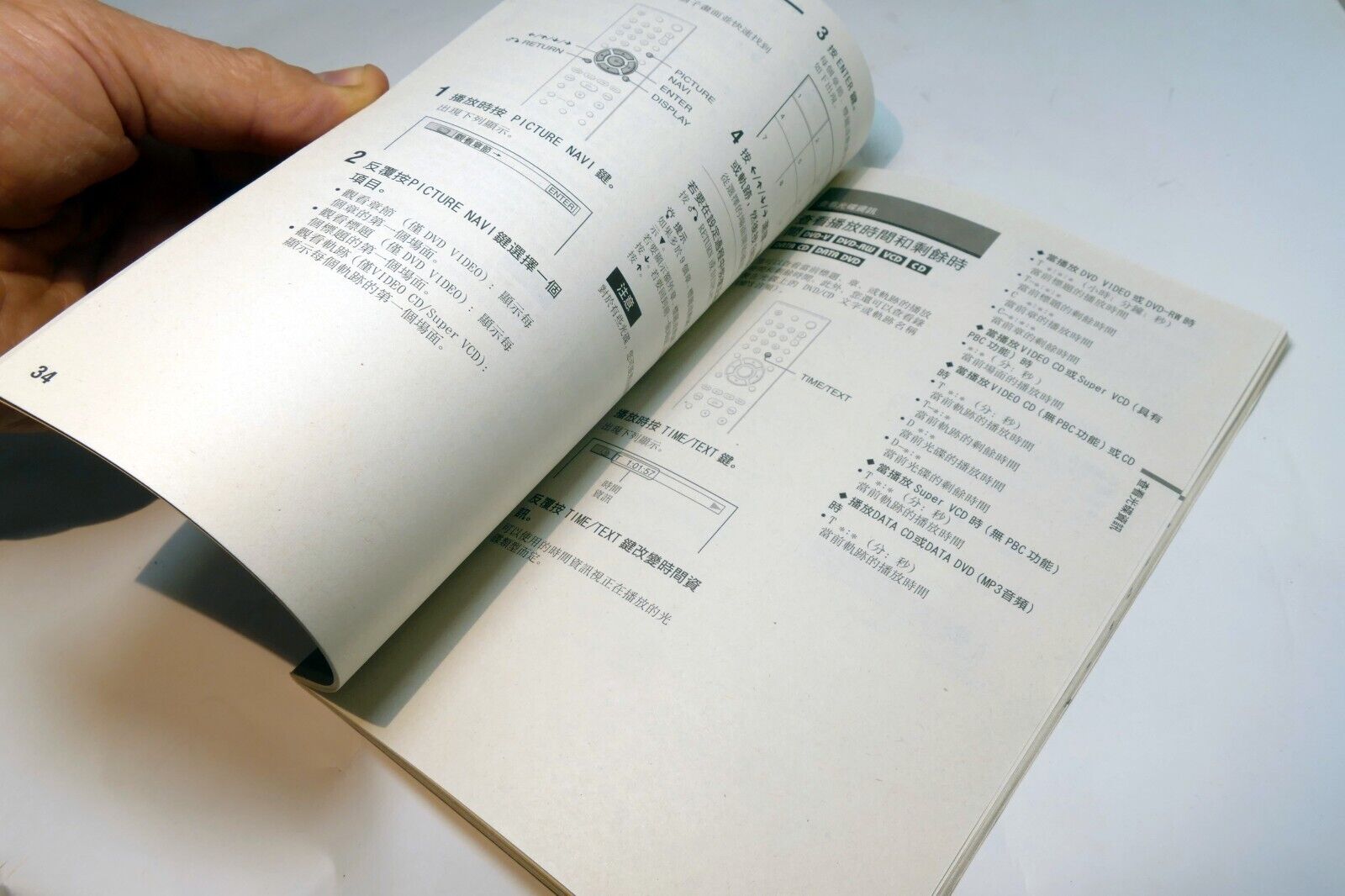 Manual Instruction Guide for  Sony DVD DVP-NS50P player (Chinese langiage only)
