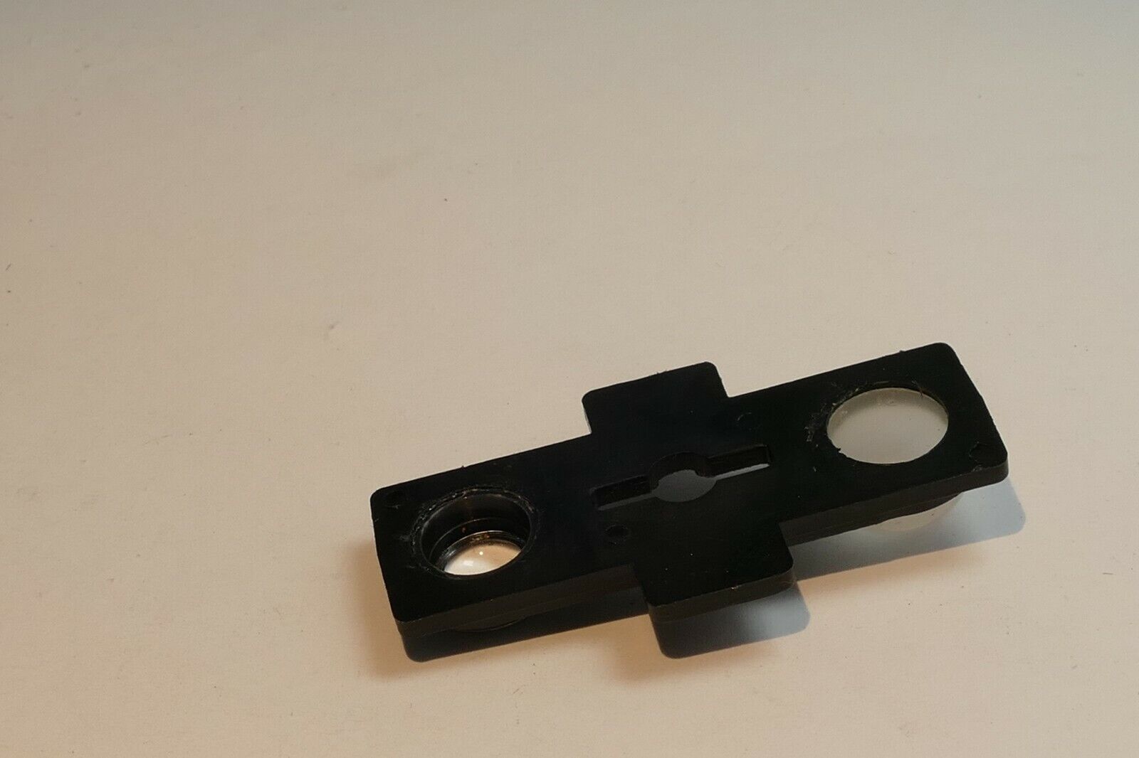 Lens filter dome clear and white