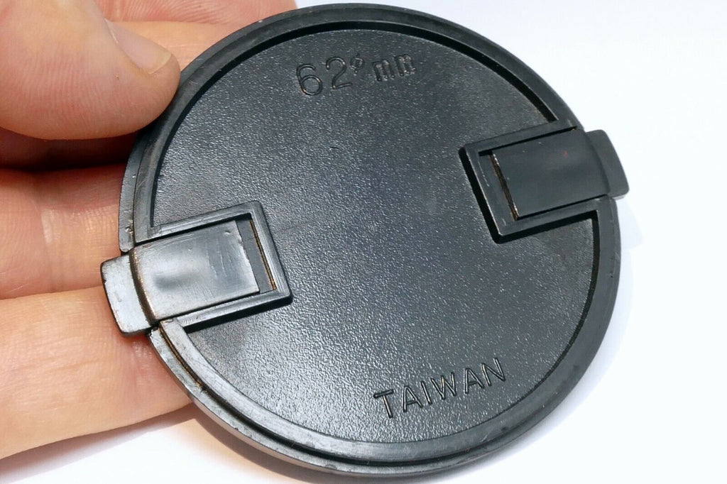62mm Lens Front Cap Made in Taiwan snap on type