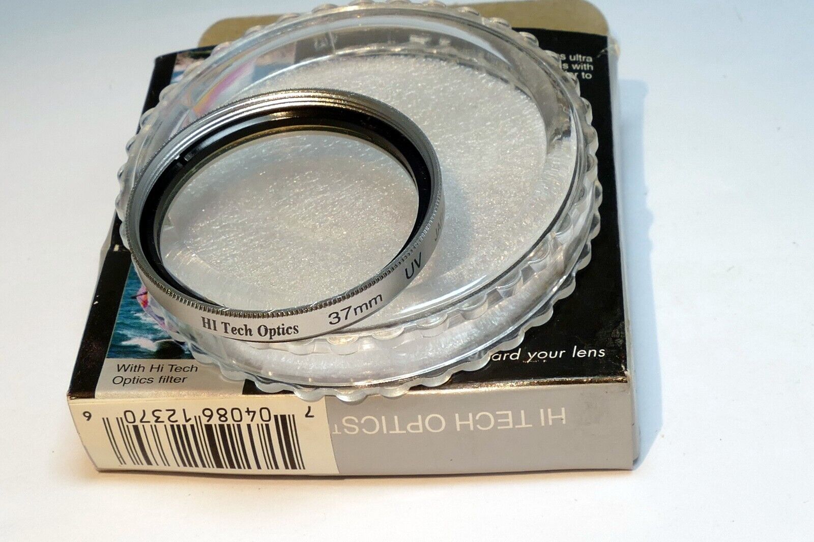 Hi Tech Optics 37mm MC UV Lens Filter Multi-Coated for camcorder (chrome rim)