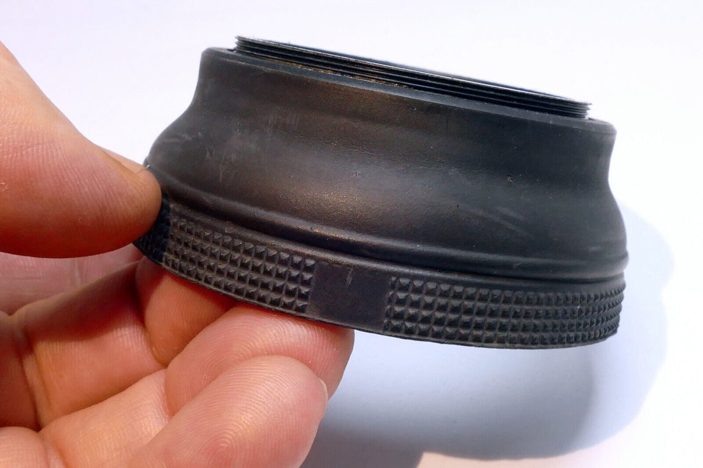 55mm Rubber Lens Hood Shade single threaded collapsible 3-way telephoto wide ang