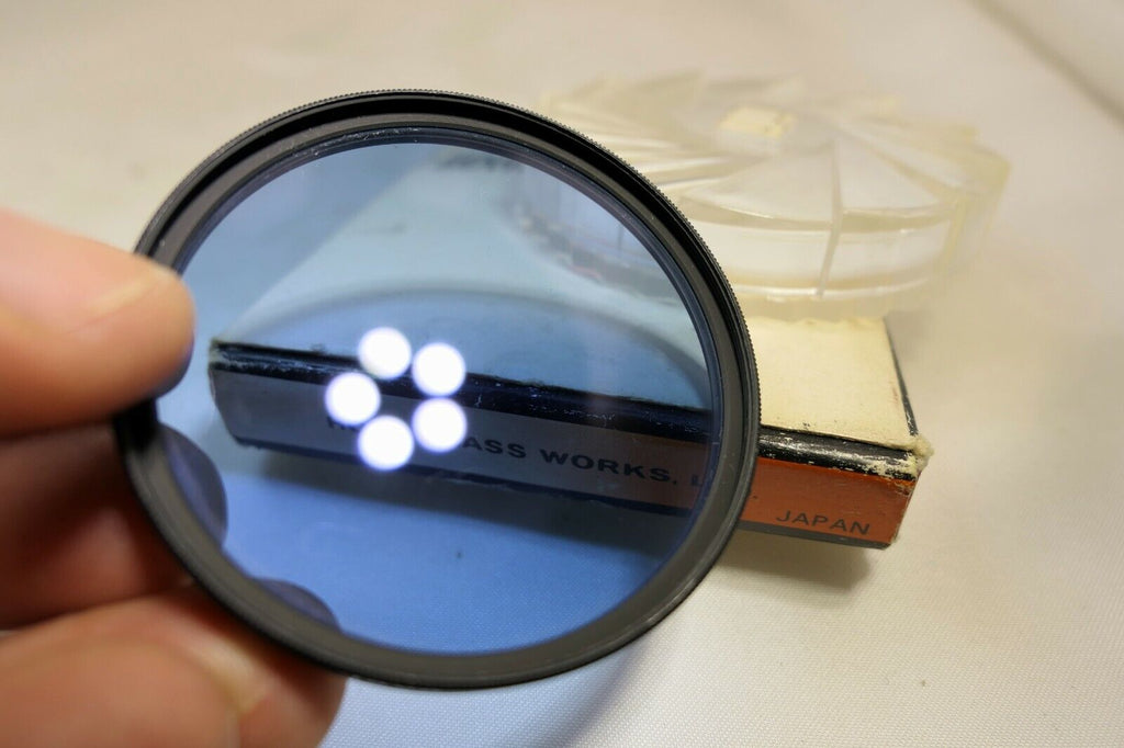 Hoya 55mm 80B Blue Lens filter made in Japan