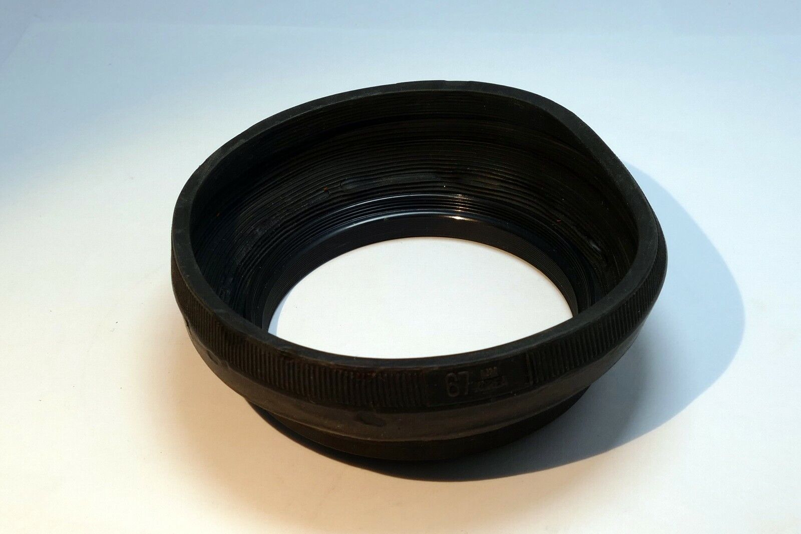 67mm Lens Hood Shade collapsible Rubber  telephoto double threaded