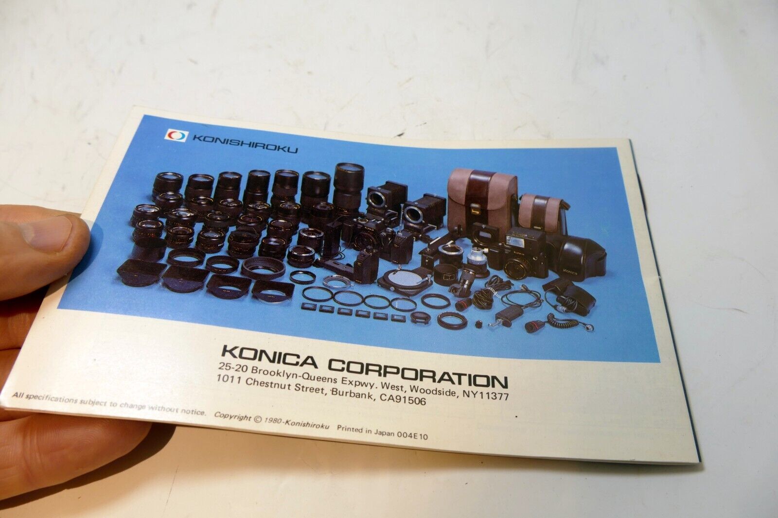 Konica FS-1  Camera Guide Booklet/Manual  English EN vintage