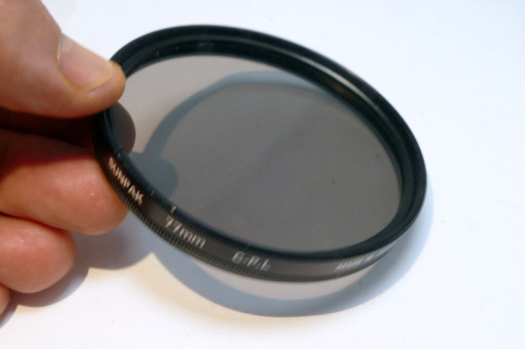 Sunpak 77mm Lens Filter C-PL Circular Polarizer