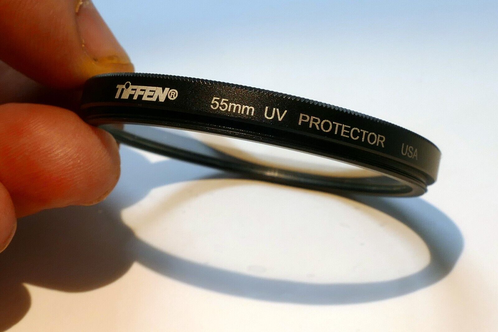 Tiffen 55mm UV Protection Filter Clear glass  protection made in USA