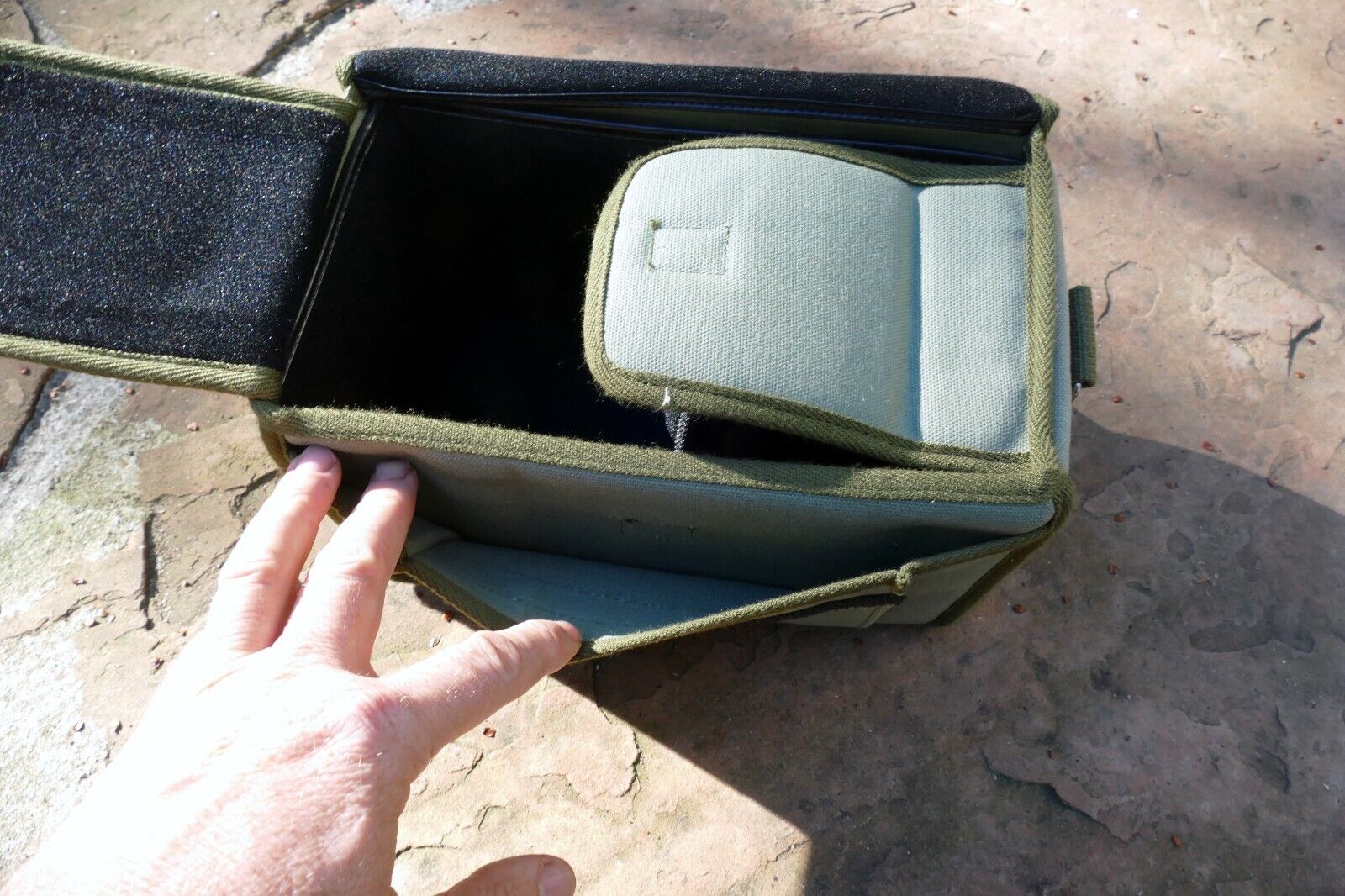 Nikon ME FG camera Case vintage Genuine OEM canvas green khaki