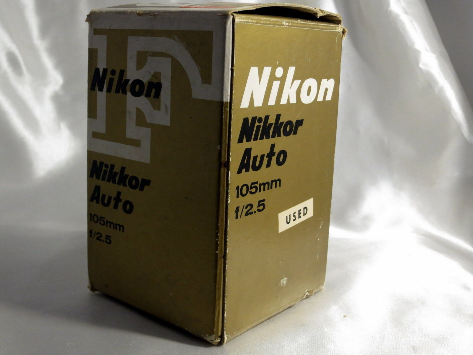 NIKON F Nikkor Auto 105mm f/2.5 Non Ai Lens Empty Box (only!) 5403014