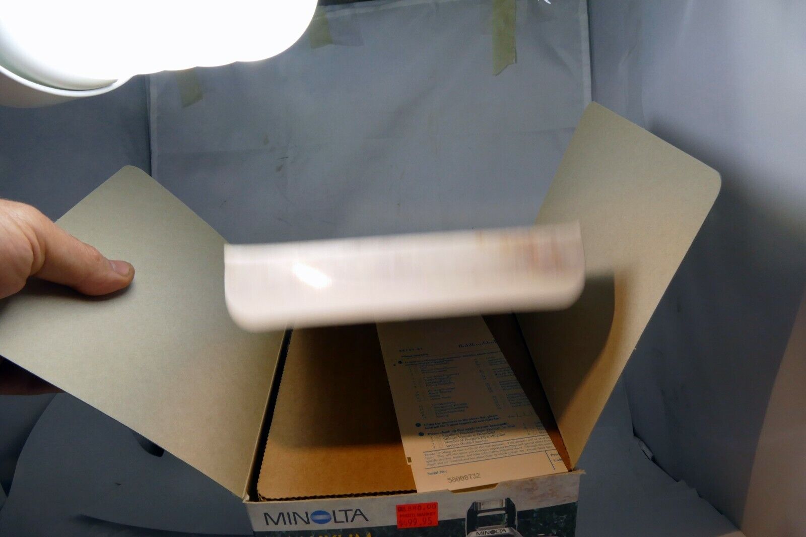 Empty Box for Minolta Maxxum XTsi camera (box only)