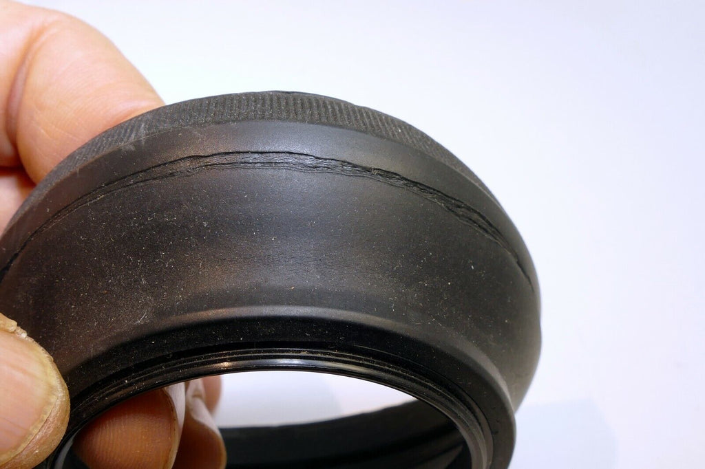 58mm Rubber Lens Hood Shade Collapsible double threaded vintage