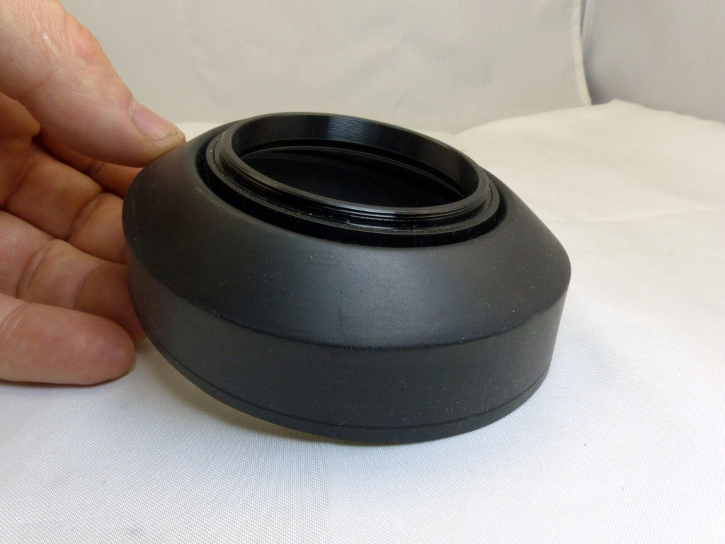 58mm Rubber  Lens Hood for wide and telephoto lenses 3-Way collapsible