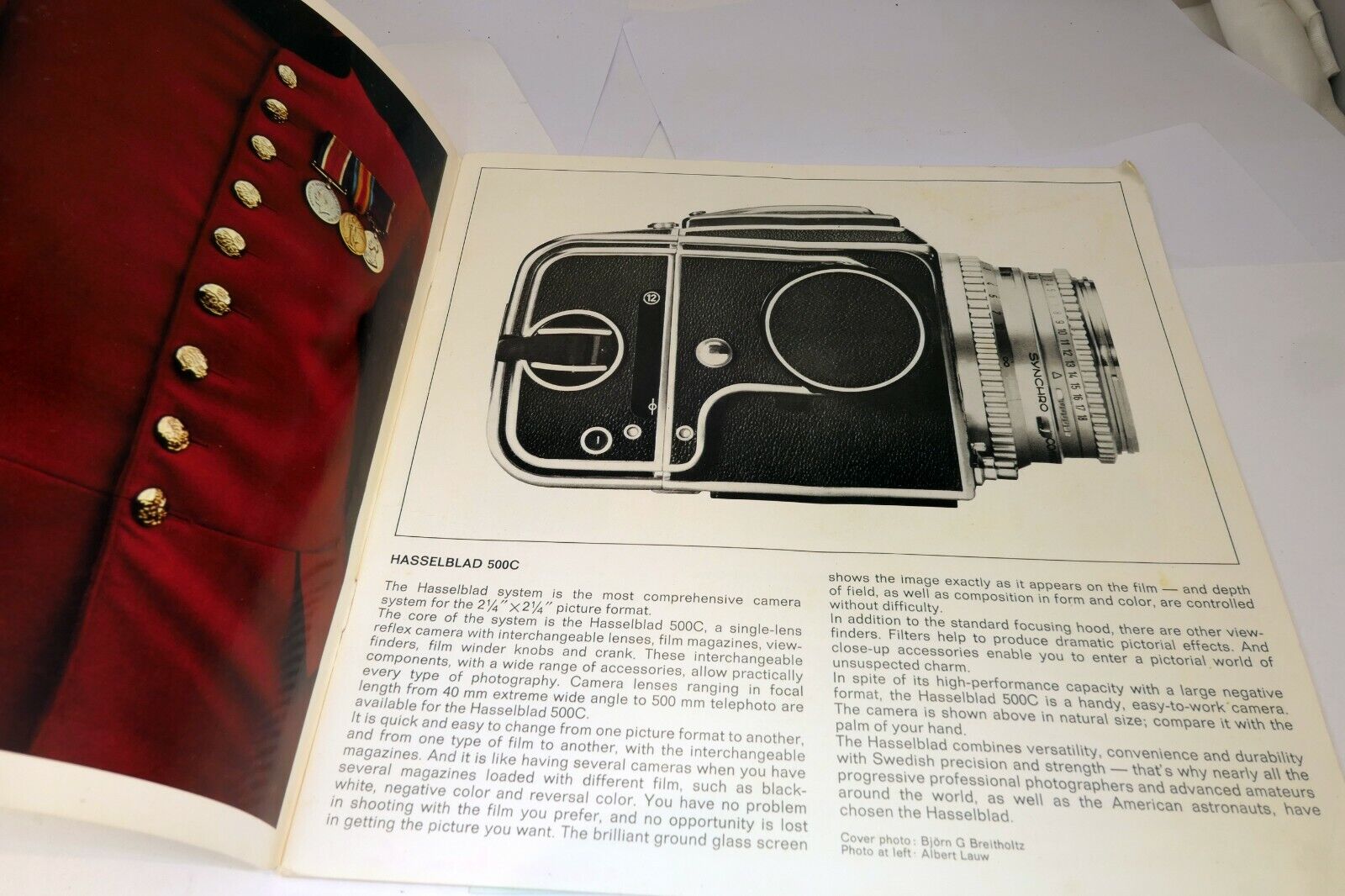 Hasselblad 500C system Guide Brochure cameras lens accessory list