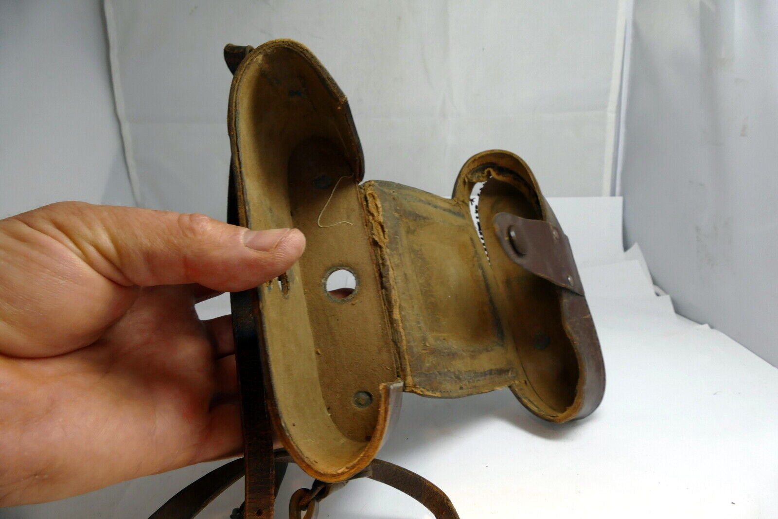 Leather case for Agfa 6X6 Jesolette Folding Camera Jgestar Lens 8.5cm f6.3