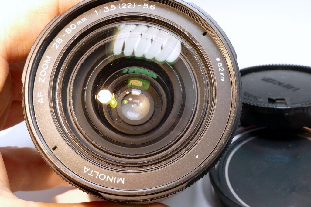 Minolta 28-80mm f3.5-5.6 lens for  SONY A mount AF A57 a68 cameras - near mint