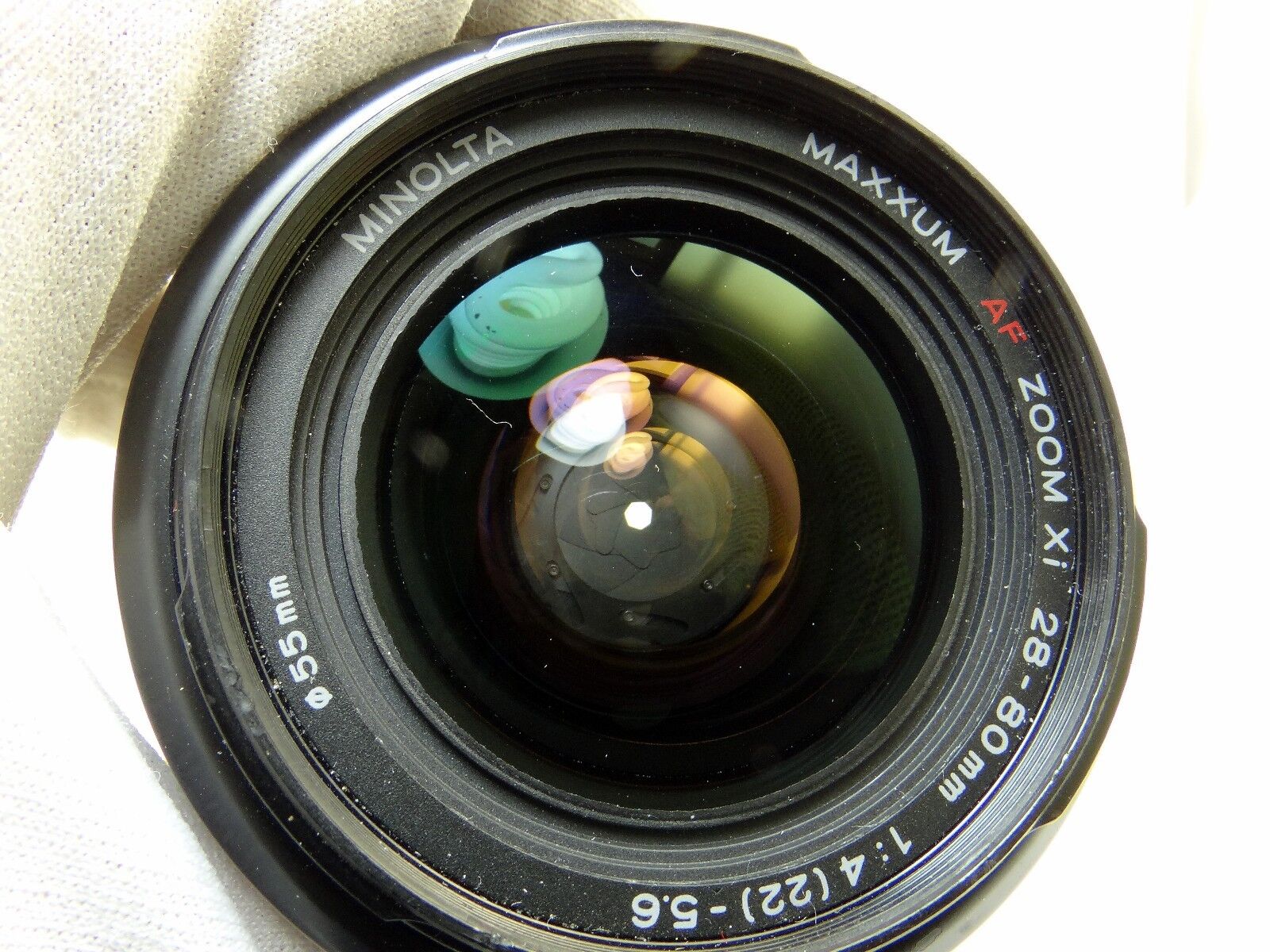 Konica Minolta AF XI 28-80mm f4-5.6 Lens (aperture blades stuck w/ oil) -  Parts