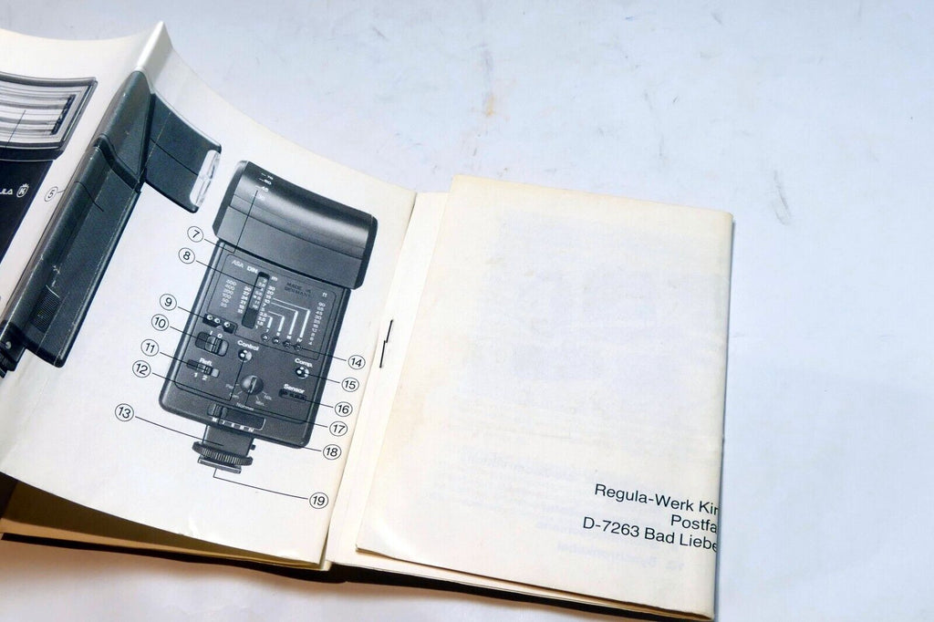 Regula Variant740-2 mc Flash Owner's manual  Instruction Guide E English