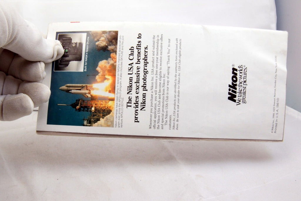 Nikon N2000 camera Short  Brochure Guide 30 pages accessory information guide