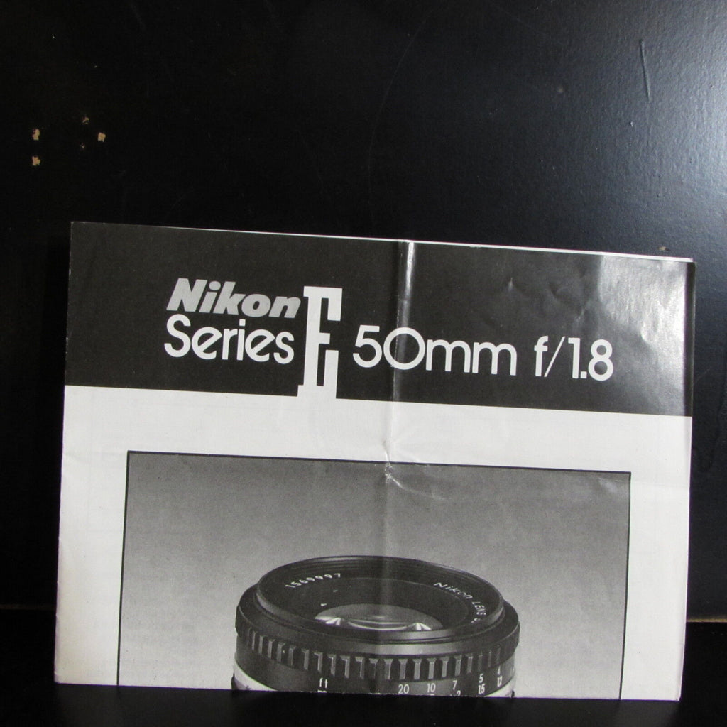 Used Nikon Series E 50mm f/1.8 Ai-s Lens User Guide  Manual O401823