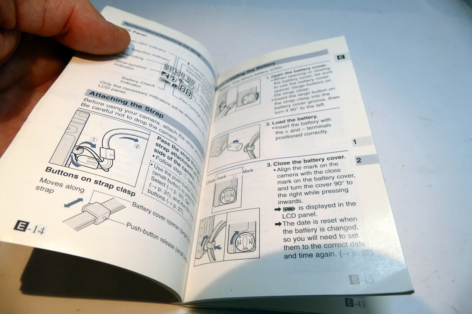Canon Elph  IXUS Camera Advance advantix APS User's Manual Instruction Guide E