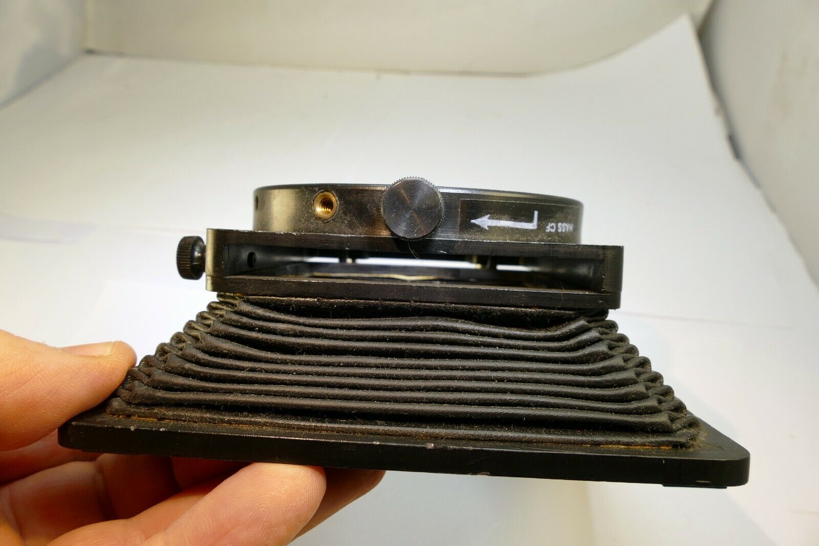 Lindahl Bellows lens Hood 31.1325 Bell-O-Shade Single 3X3 filter slot for CF 500