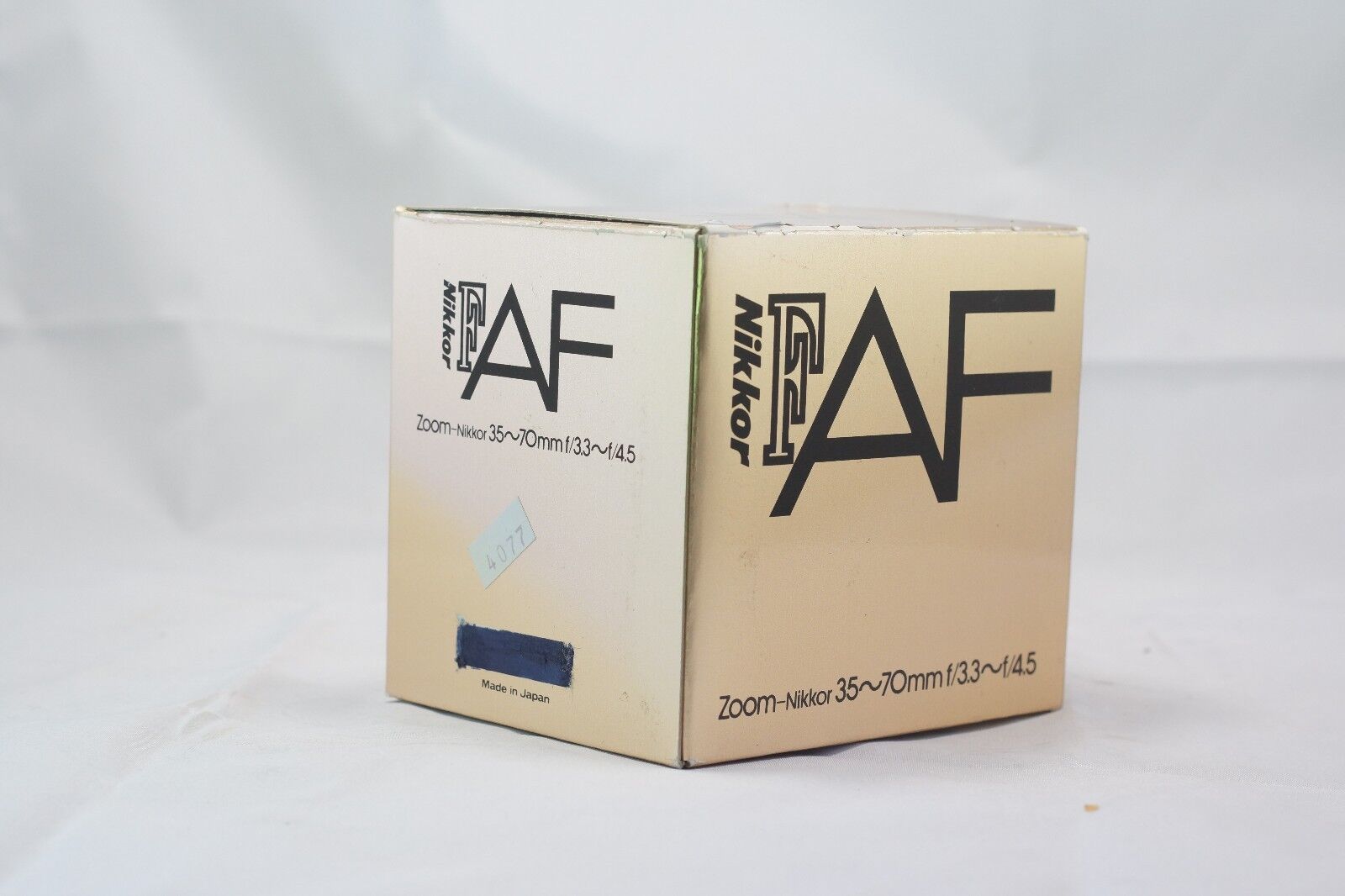 Empty Box for Nikon AF zoom  35-70mm f3.3-4.5  Nikkor  lens