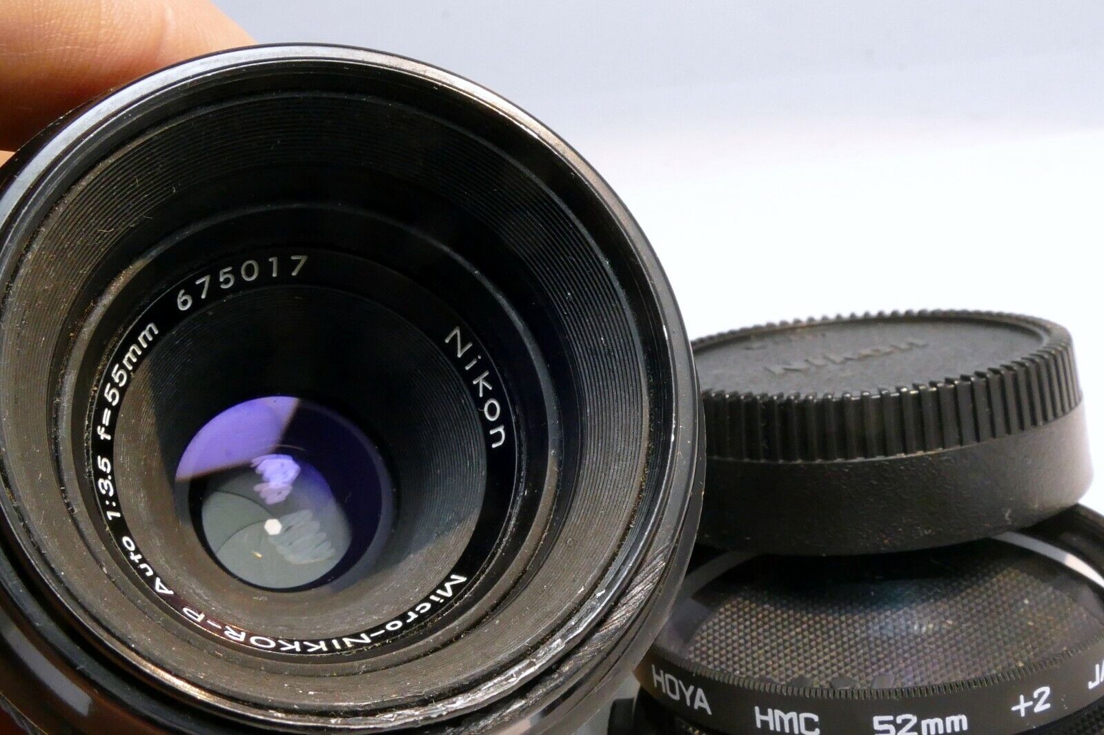 Nikon 55mm f3.5 Micro-Nikkor-P lens Non Ai close-up F mount  macro close-focus
