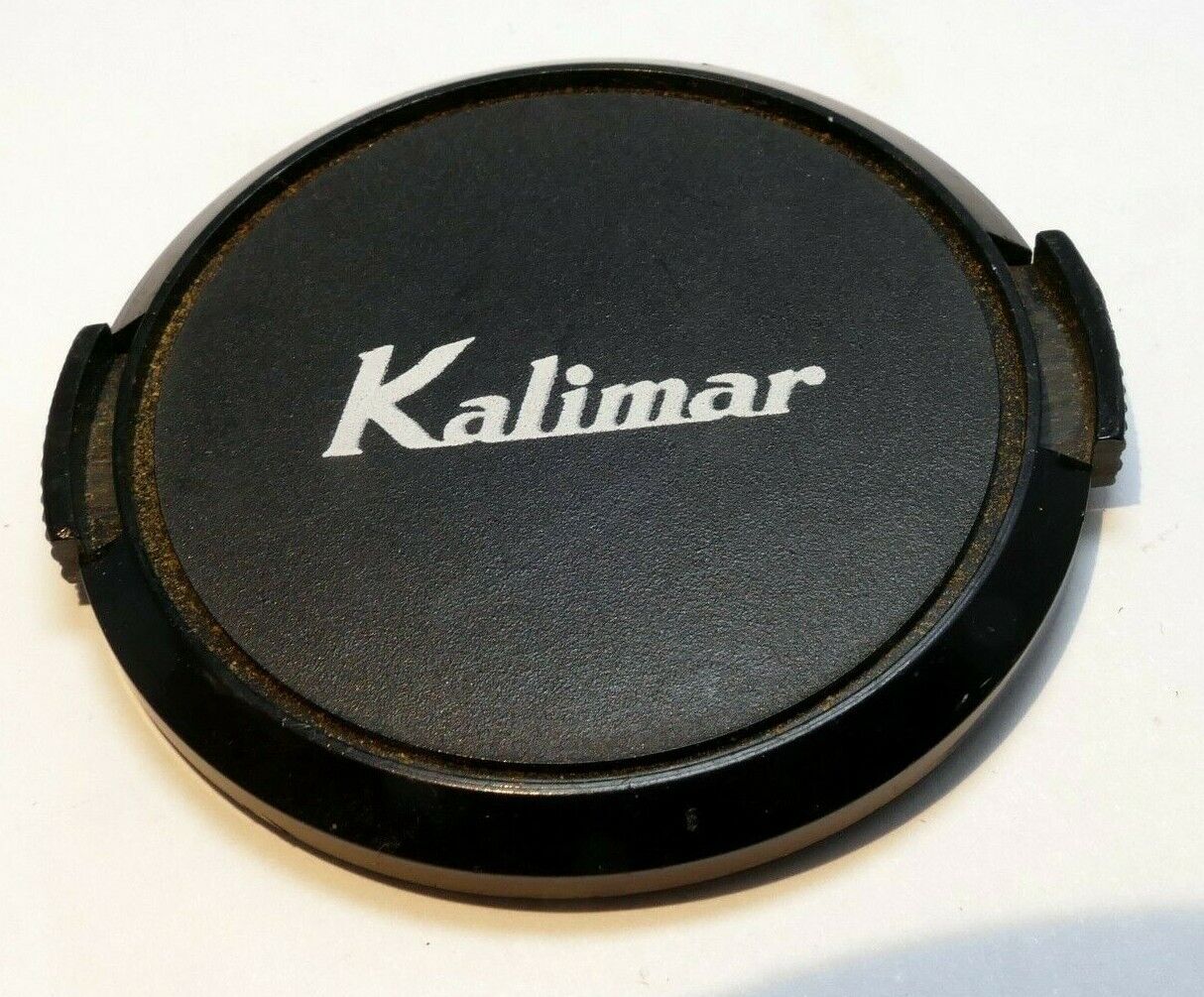 Kalimar 55mm Front Cap lens  plastic black with white logo