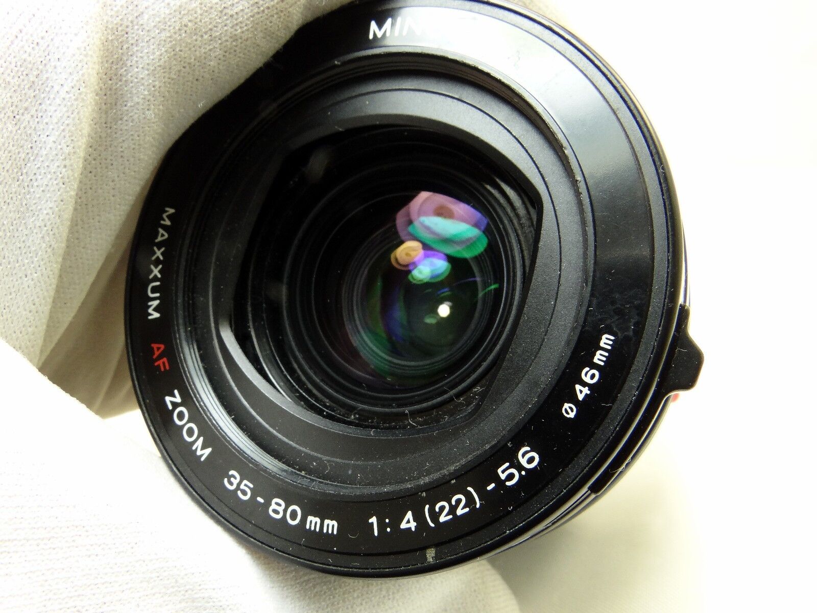 Minolta 35-80mm f4-5.6 Lens Maxxum Haze inside - Parts or Repair AS IS