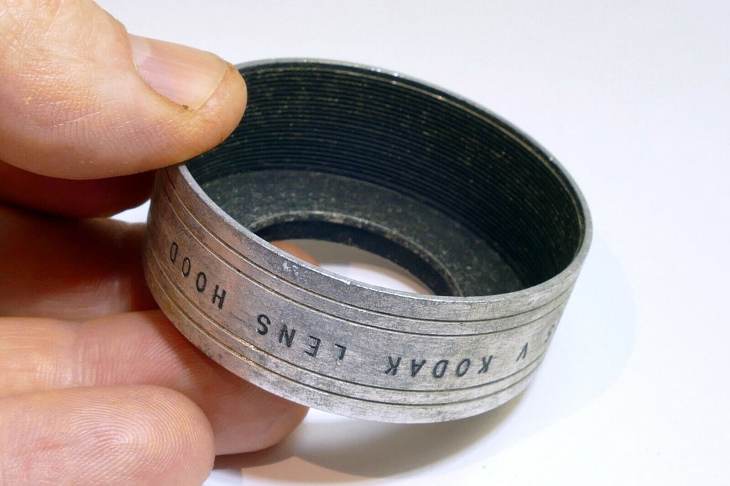 Kodak 34mm series 5 V Metal Lens Hood Shade screw in for 33.3mm 1 5/16" ring