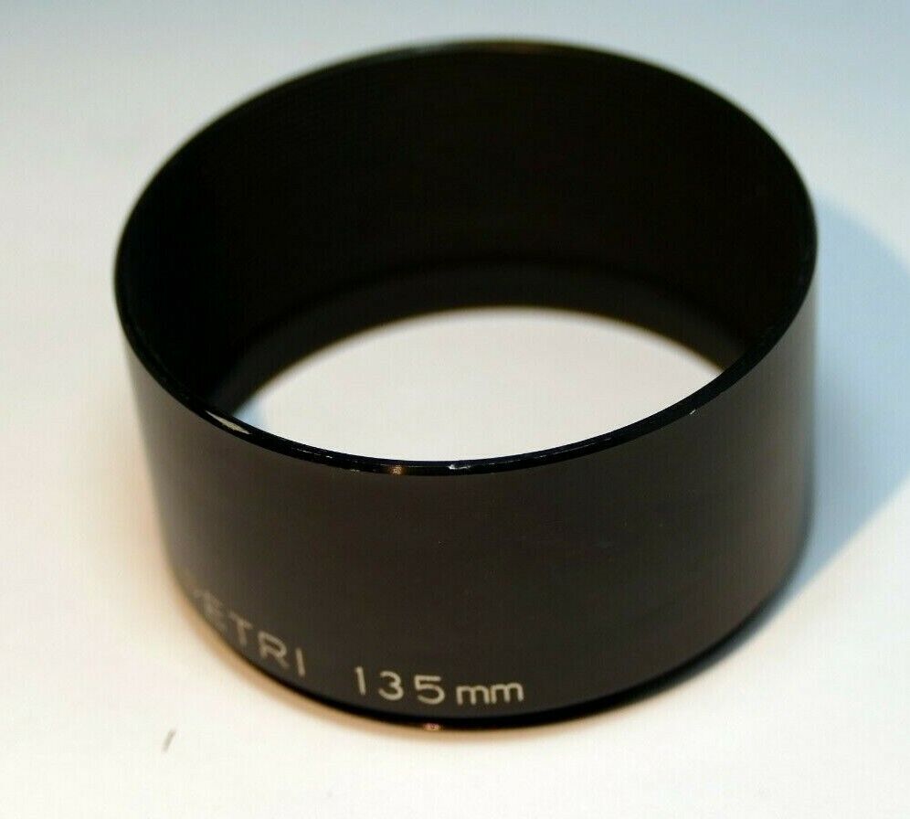 Petri 52mm Lens Hood Shade metal screw in for Telephoto 135mm f3.5