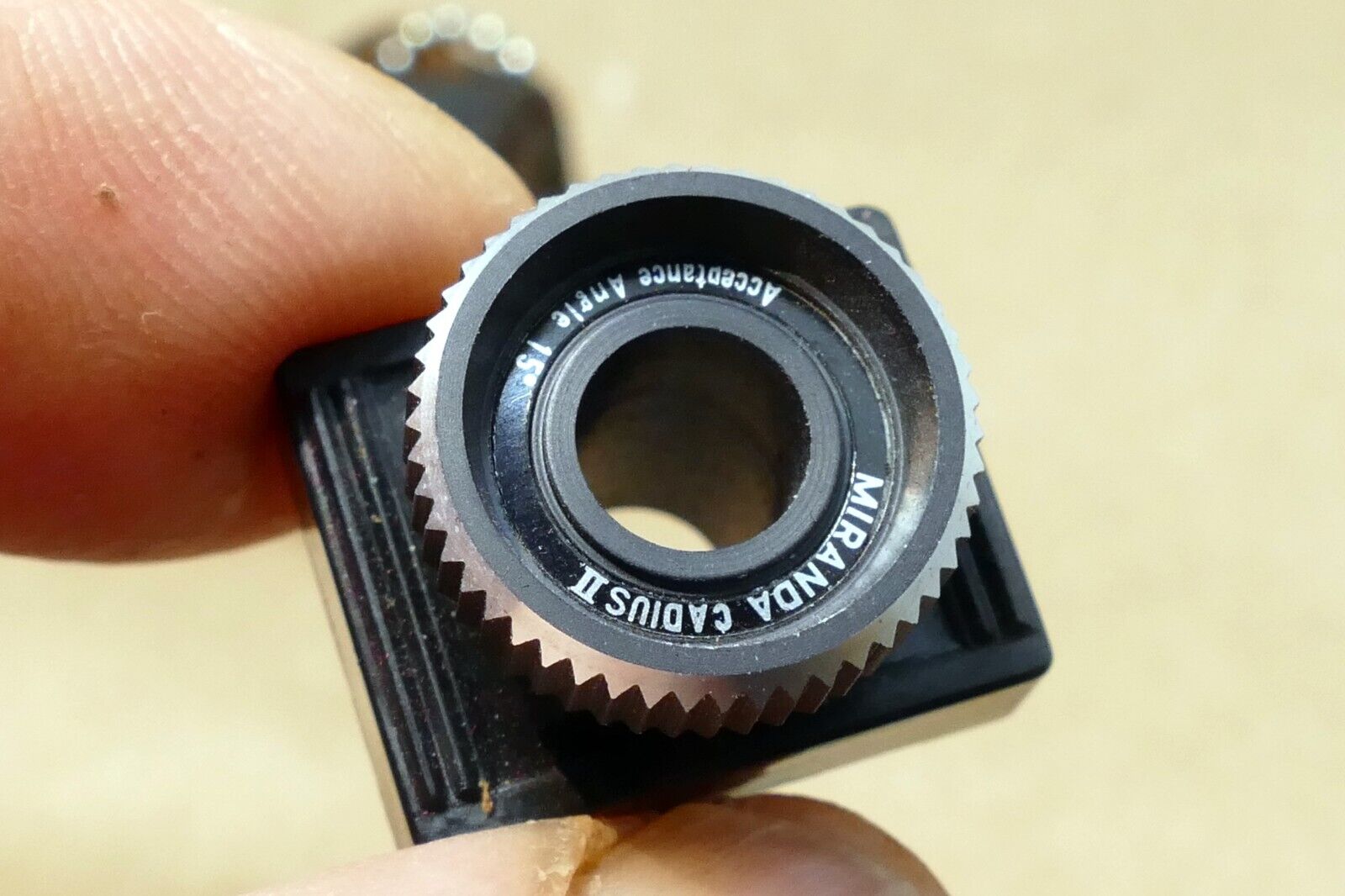 15° degree angle adapter for MIRANDA CADIUS II Photographic Light Meter